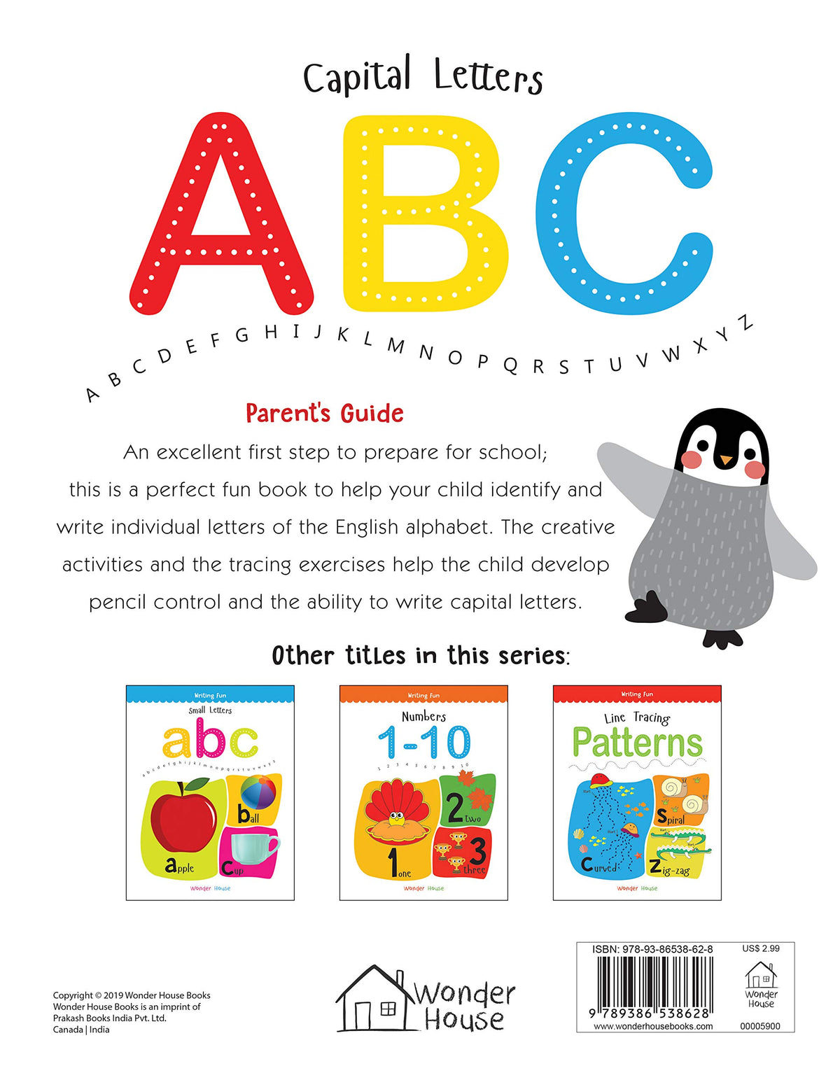 Capital Letters ABC – Write and Practice Book for Kids: Learn to Trace