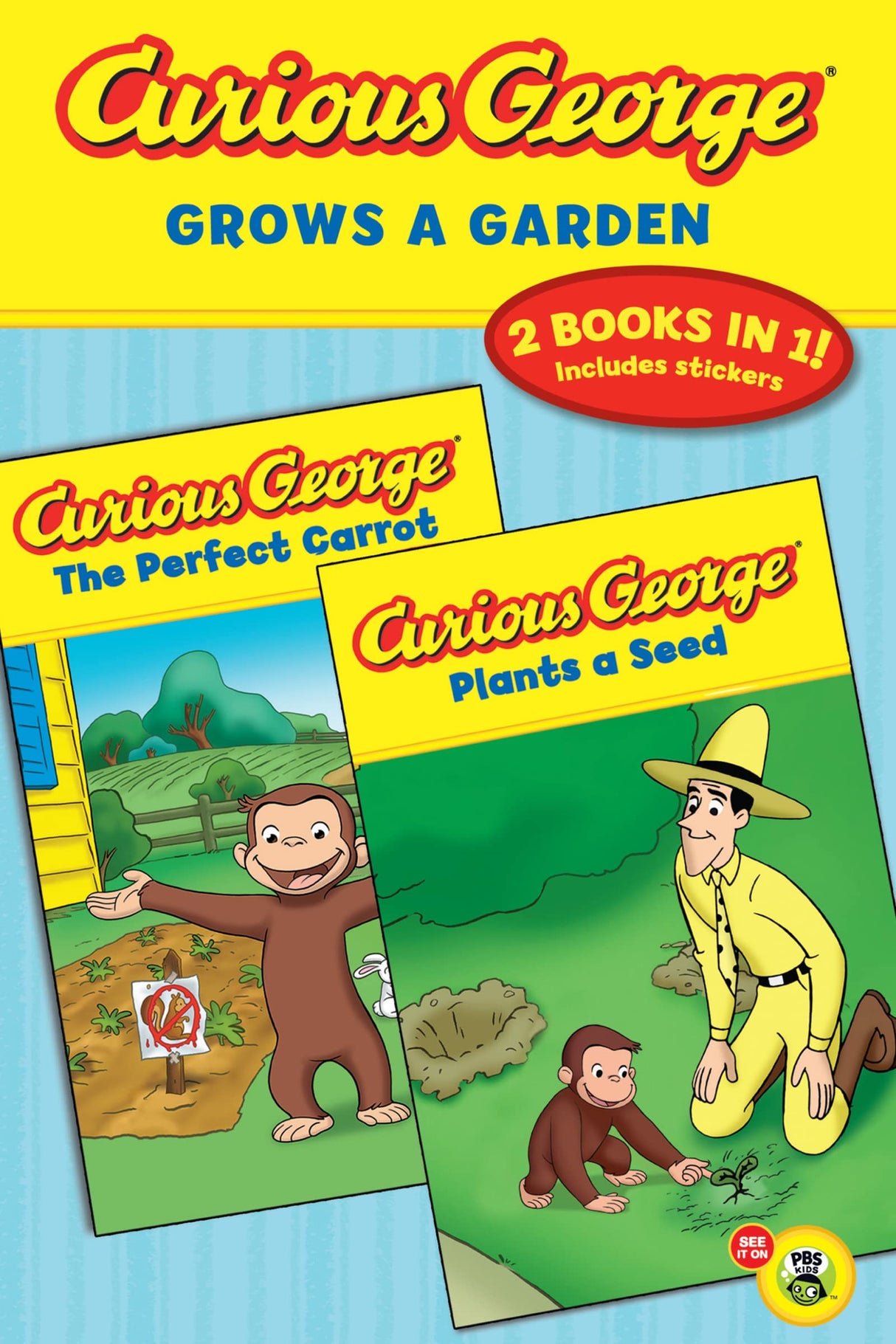 Curious George Grows A Garden (Cgtv Double Reader)