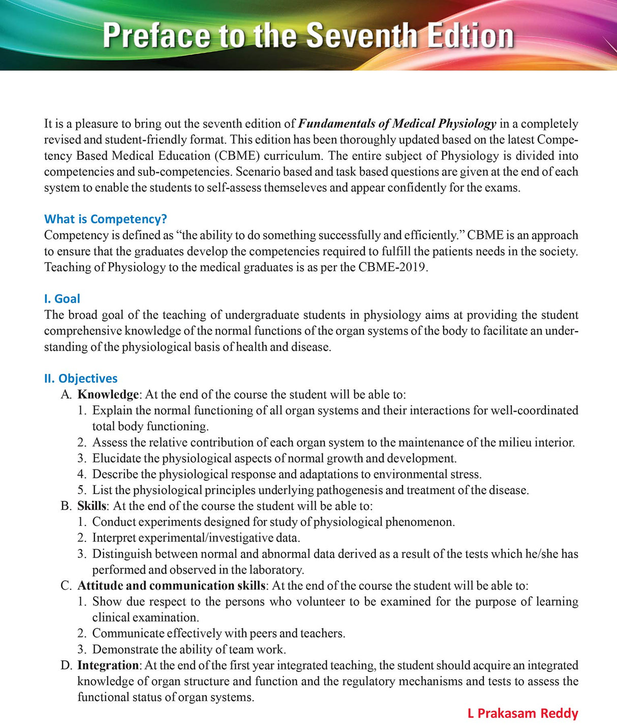 LPR Fundamentals of Medical Physiology (2 Vols) 7th Edition 2021 [paperback] L Prakasam Reddy [Jan 01, 2020]…