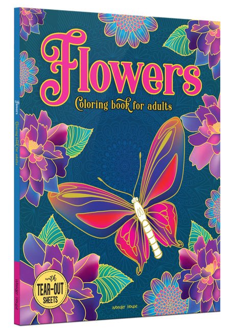 Flowers Coloring Book for adults - Retail Maharaj