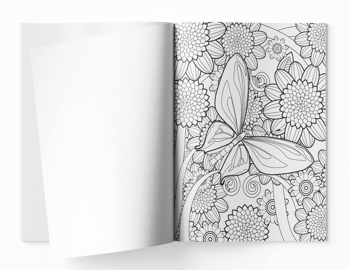Nature Garden Coloring Book for Adults - Retail Maharaj