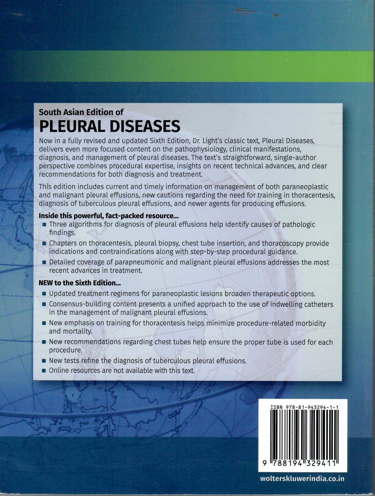 Pleural Diseases, 6th South Asian ed