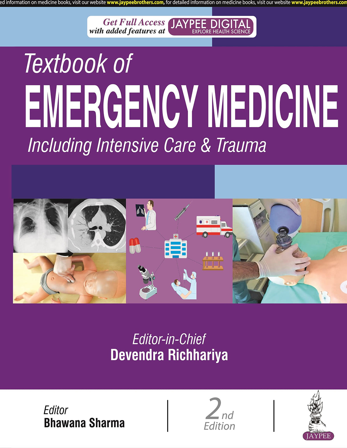 TEXTBOOK OF EMERGENCY MEDICINE: INCLUDING INTENSIVE CARE & TRAUMA (2 VOLUMES)