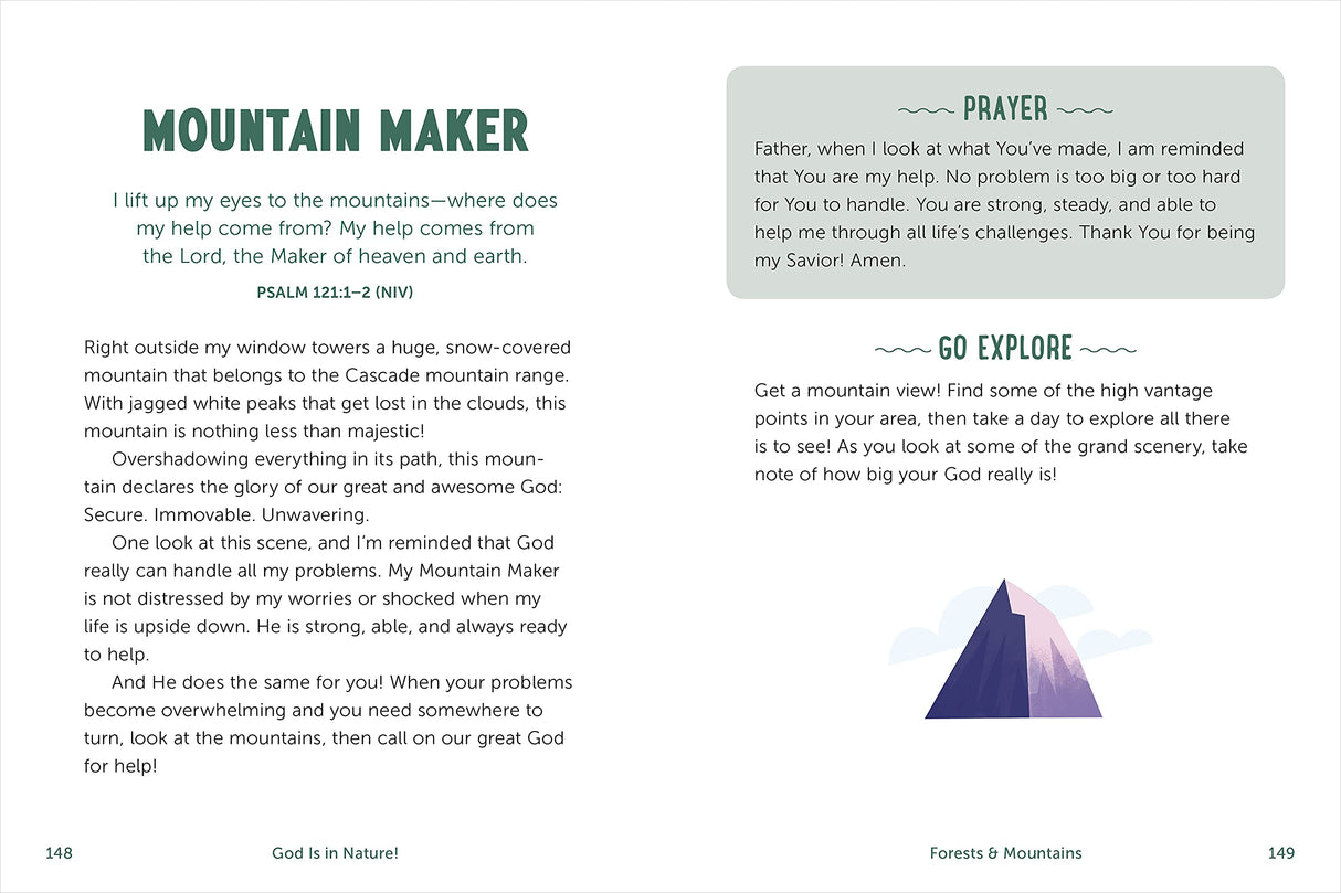God Is in Nature!: A Kids Devotional About His Awesome Creations