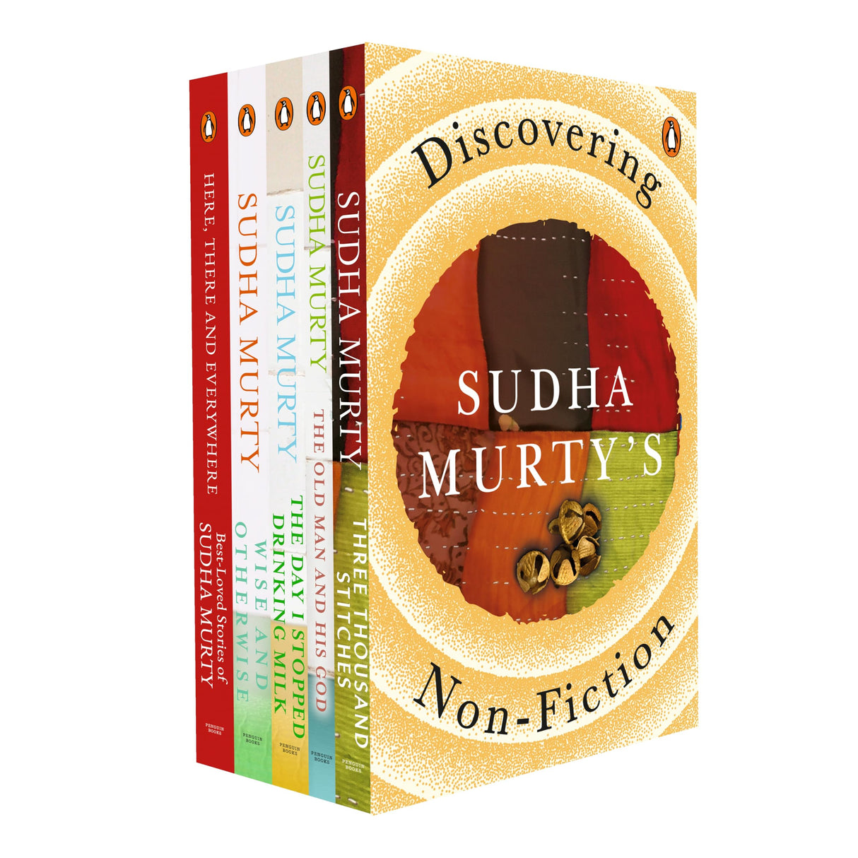 Discovering Sudha Murty’s Non-Fiction: Here, There and Everywhere, Three Thousand Stitches, Wise and Otherwise, The Day I Stopped Drinking Milk, The Old Man and His God