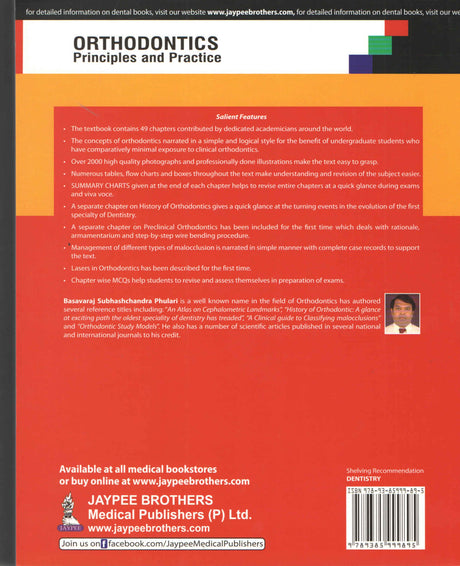 ORTHODONTICS PRINCIPLES AND PRACTICE INCLUDES OVER 2300 MCQS - Retail Maharaj