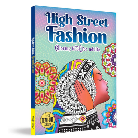 High Street Fashion Coloring book for adults - Retail Maharaj