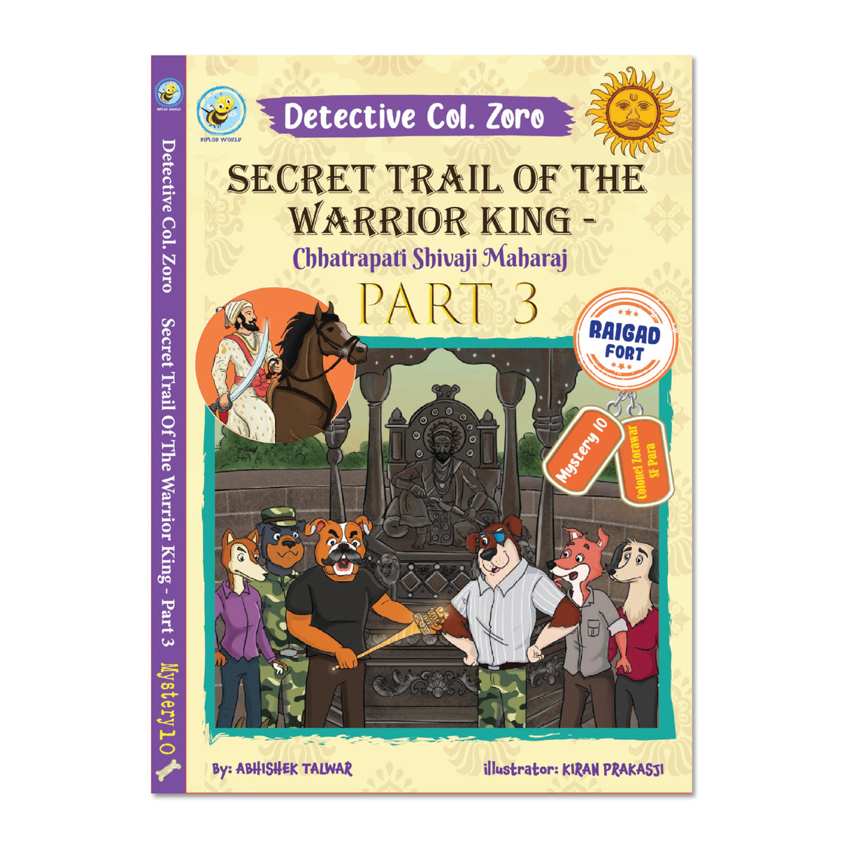 Detective Col. Zoro Book 10: Secret Trail of the Warrior King - Part 3 - Retail Maharaj