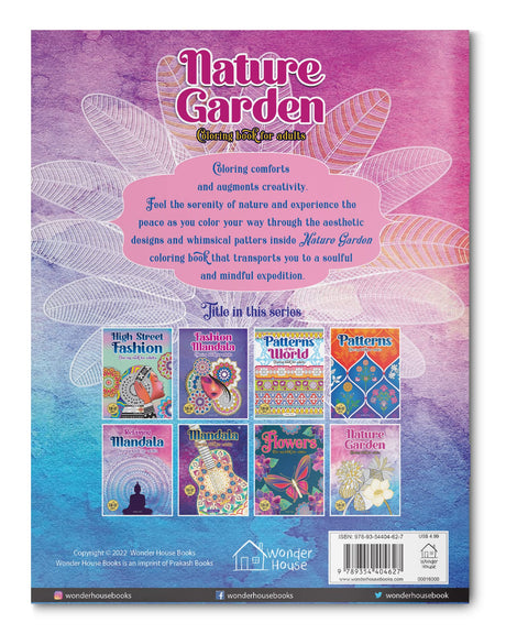 Nature Garden Coloring Book for Adults - Retail Maharaj