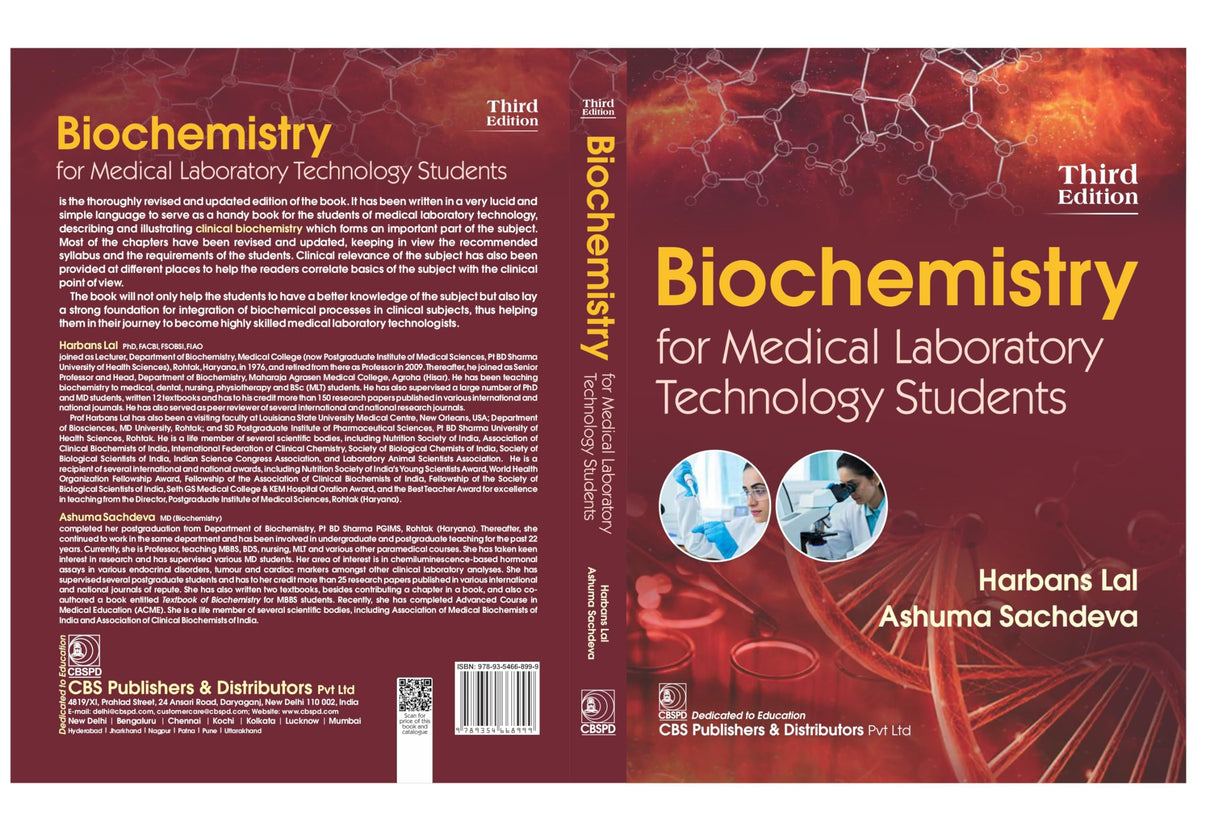 Biochemistry For Medical Laboratory Technology Students 3Ed (Pb 2024)