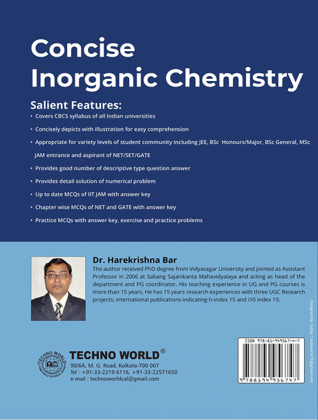 Concise Inorganic Chemistry /Harekrishna - Retail Maharaj