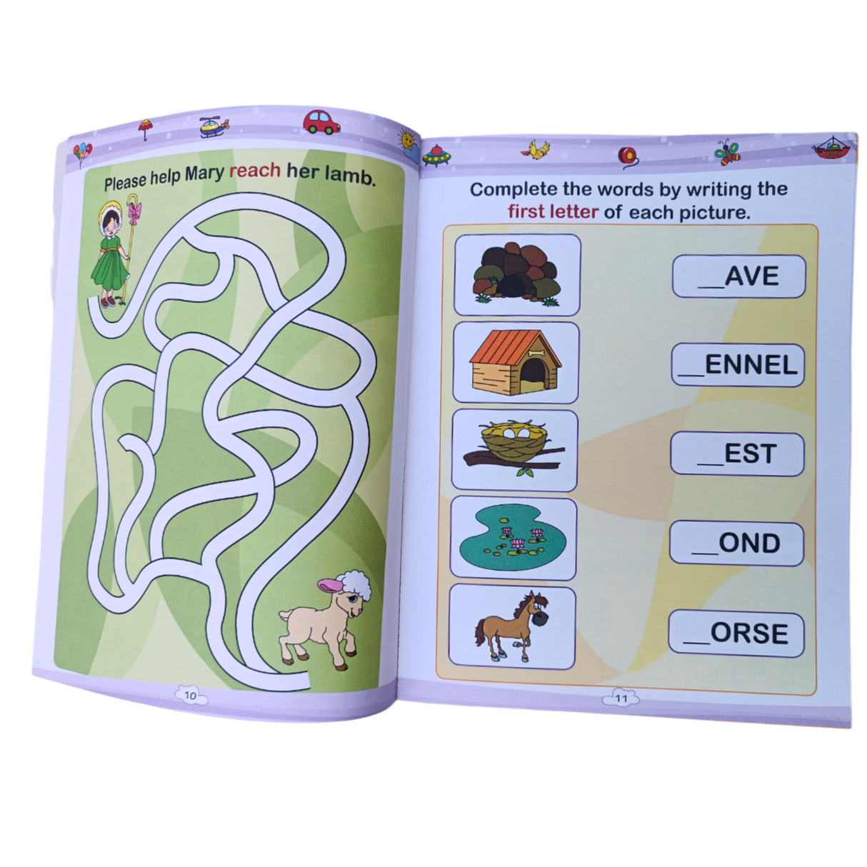 'Combo of Two Activity Books – Logical Reasoning and Maths for 6+yrs old children. Visually Attractive Pages and Interesting activities for kids' - Retail Maharaj