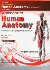 Bd Chaurasias Human Anatomy - 10Ed Vol 1 Regional And Applied Dissection And Clinical Upper Limb Thorax With Free Workbook And Ebooks (Pb 2025)