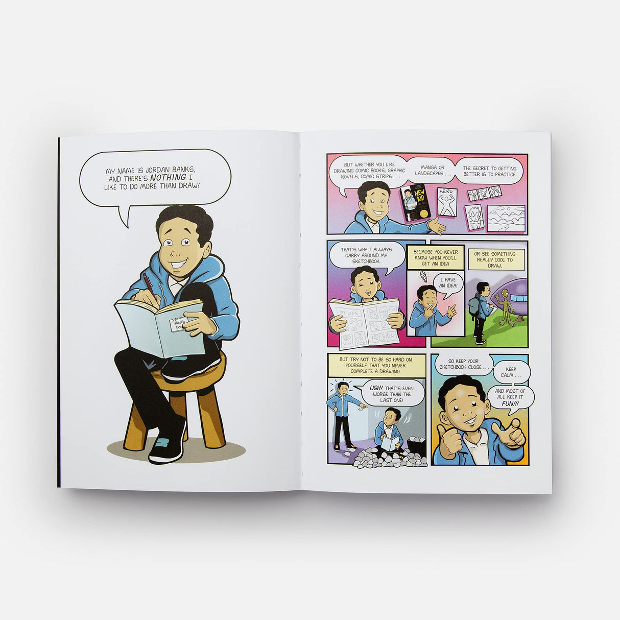New Kid Sketchbook: A Place for Your Cartoons, Doodles, and Stories