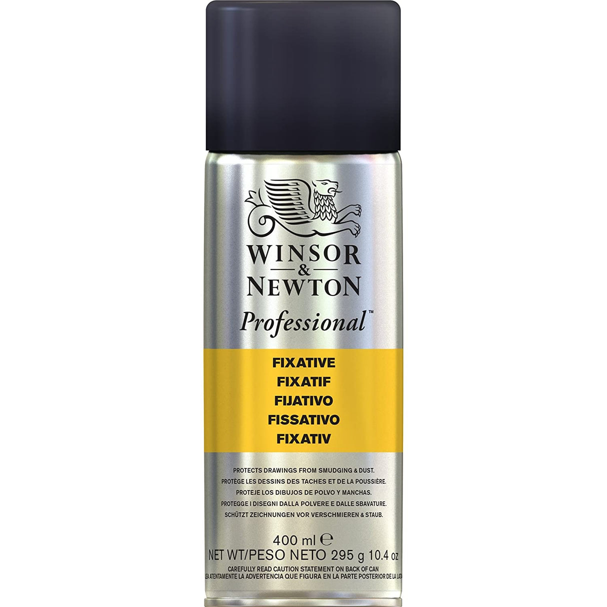 Winsor & Newton Professional Artists Fixative Spray for Charcoal, Pastel & Pencil – 400 ml