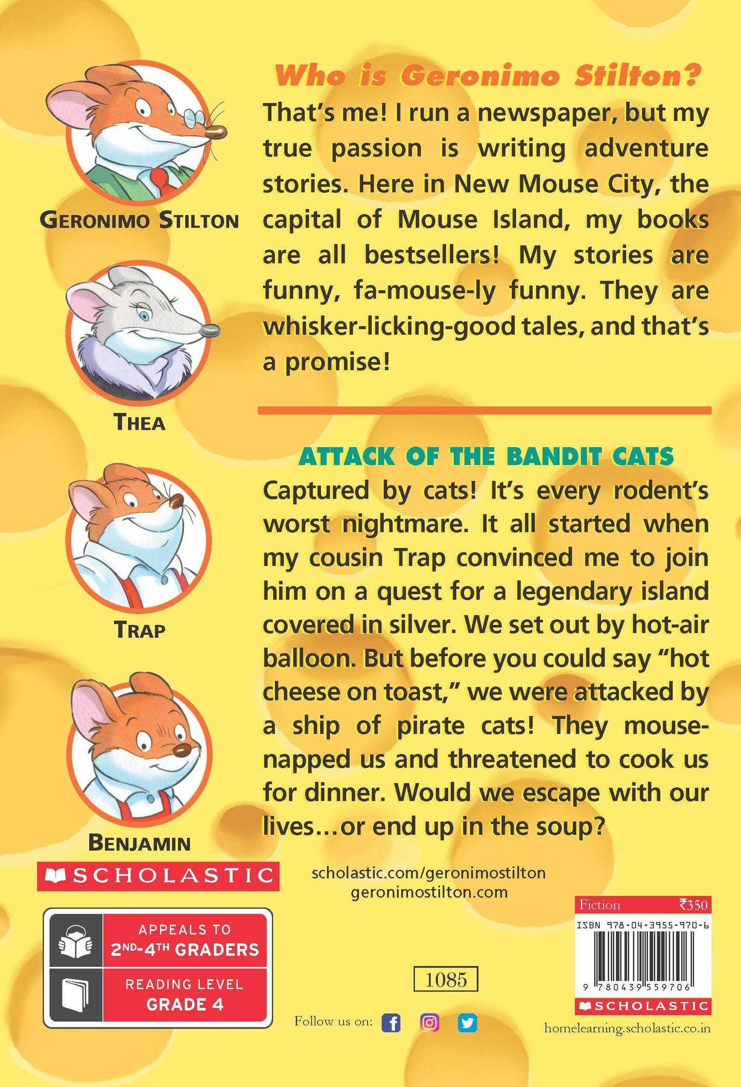 GERONIMO STILTON # 08 ATTACK OF THE BANDIT CATS