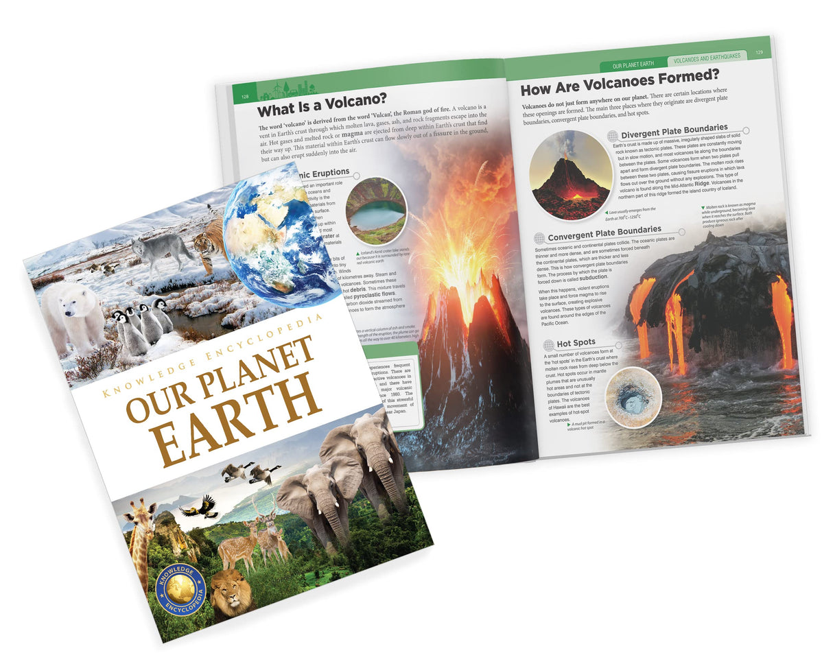 Knowledge Encyclopedia Boxed Set 8 Hardcover Books For Kids Age Group 10+ Total No. Of Pages 1536 192 Pages Per Book Of A4 Size Topics-World History Space Planet Earth Inventions & Discoveries - Retail Maharaj