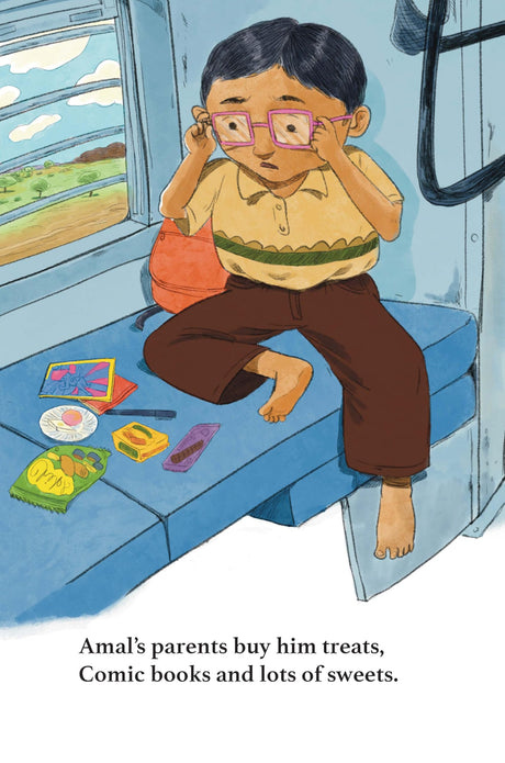Amal Rides The Rails (Tiny Tales Series) - Retail Maharaj