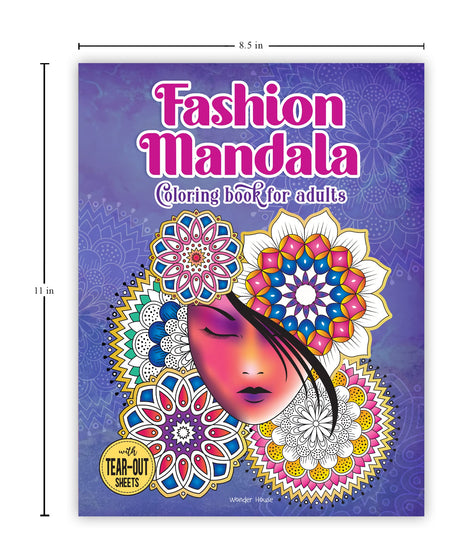Fashion Mandala Coloring book for Adults - Retail Maharaj