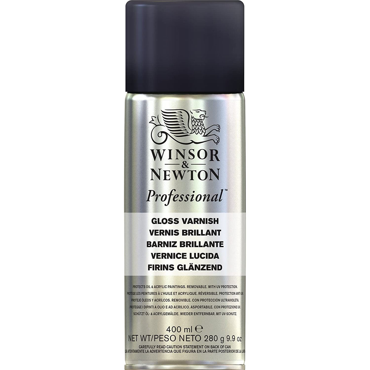Winsor & Newton Artists Professional Gloss Varnish Spray for Oil, Alkyd & Acrylic Paintings 400ml