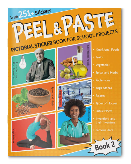 Peel & Paste - Pictorial Sticker Book For School Projects - Book 2 - Retail Maharaj