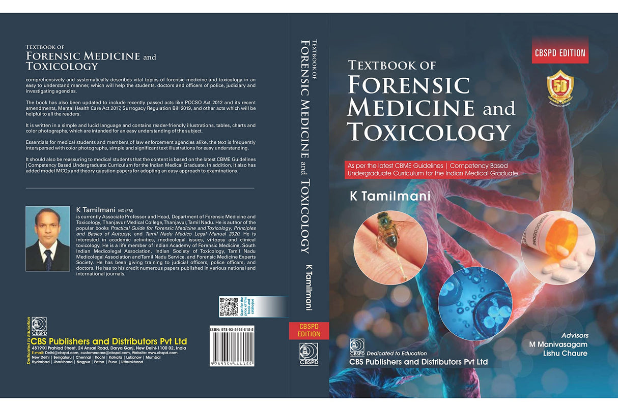 TEXTBOOK OF FORENSIC MEDICINE AND TOXICOLOGY (CBSPD Edition)
