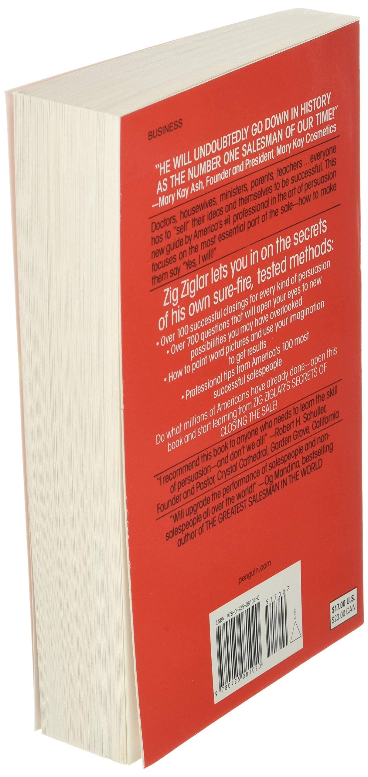 Zig Ziglar'S Secrets Of Closing The Sale