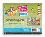 Pop-up Transport - Ship - Gorgeously Illustrated Pop-up Book For Children - Learn About The World Of Ships and What All They Do - Retail Maharaj