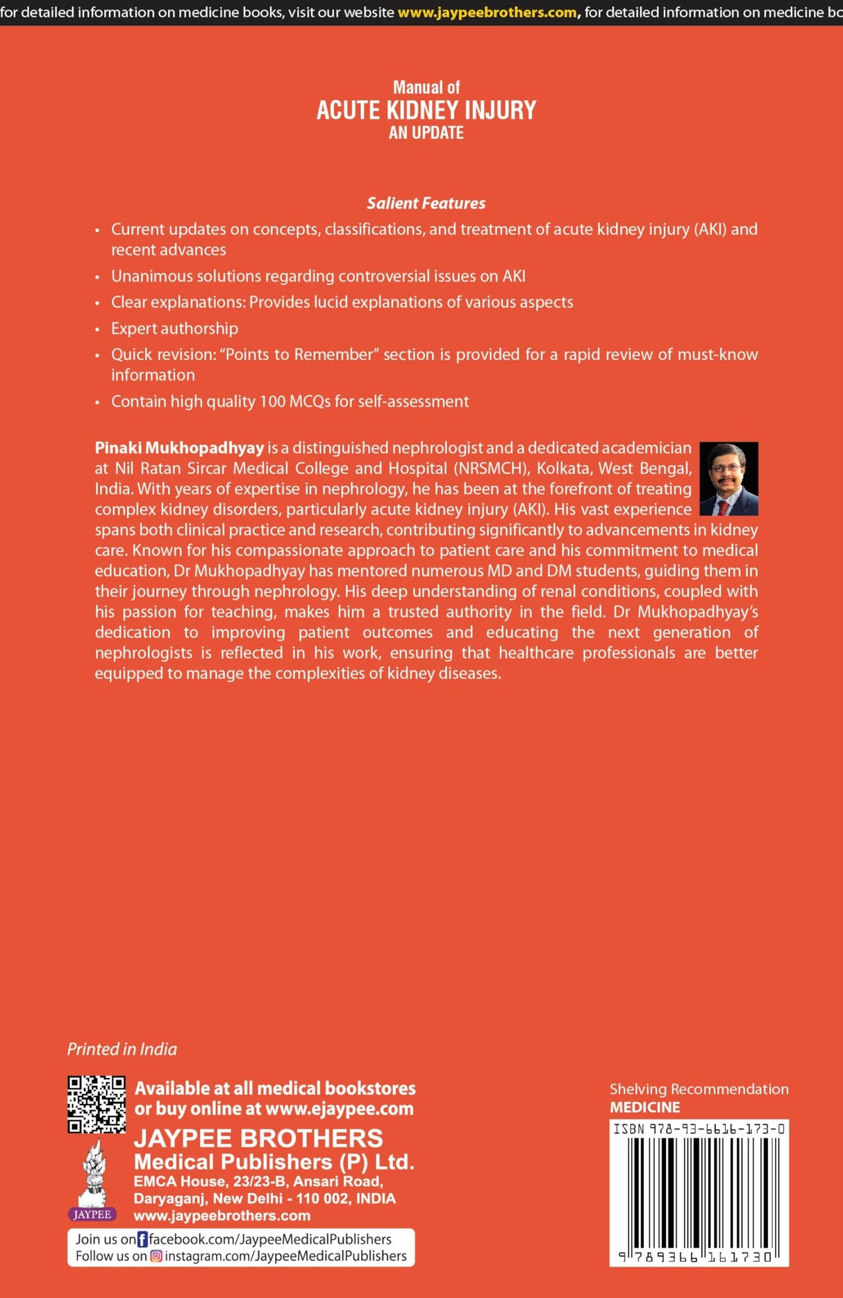 MANUAL OF ACUTE KIDNEY INJURY AN UPDATE