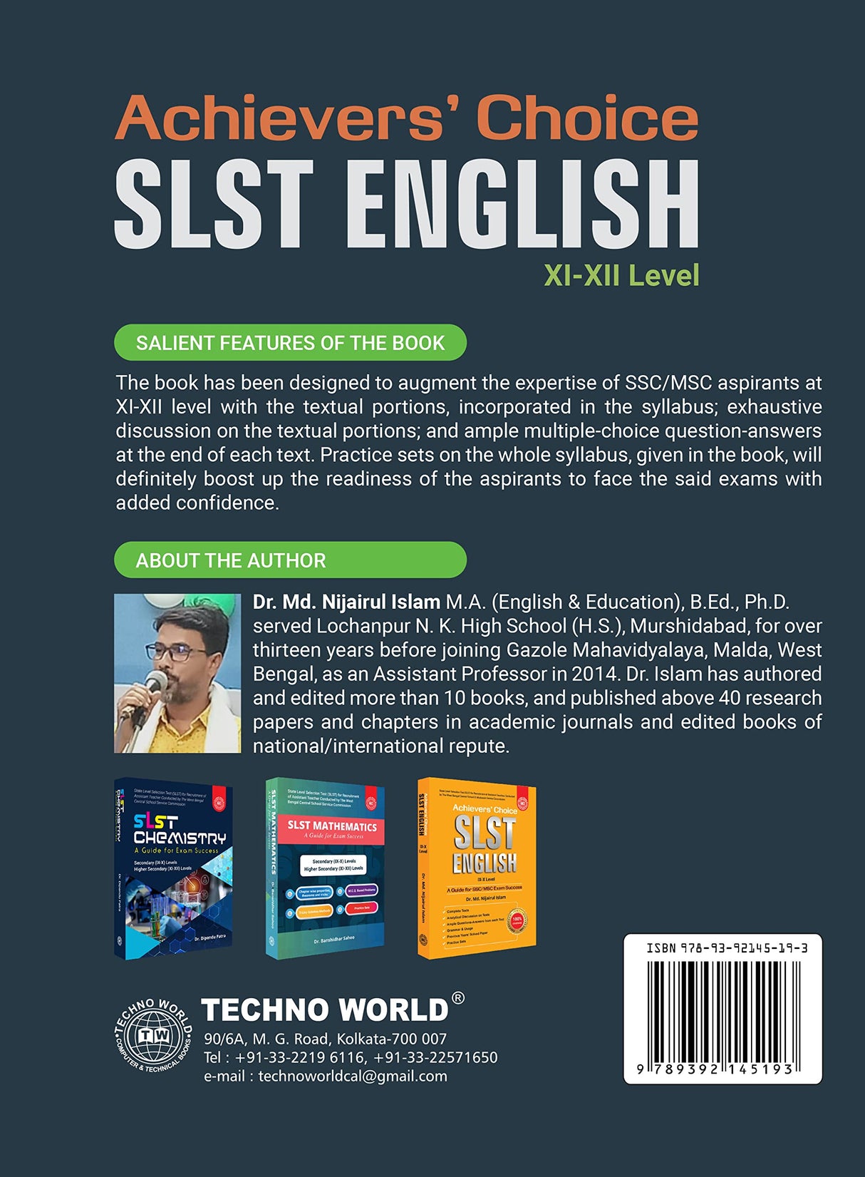 Slst English Xi-Xii/Nijairul Islam - Retail Maharaj