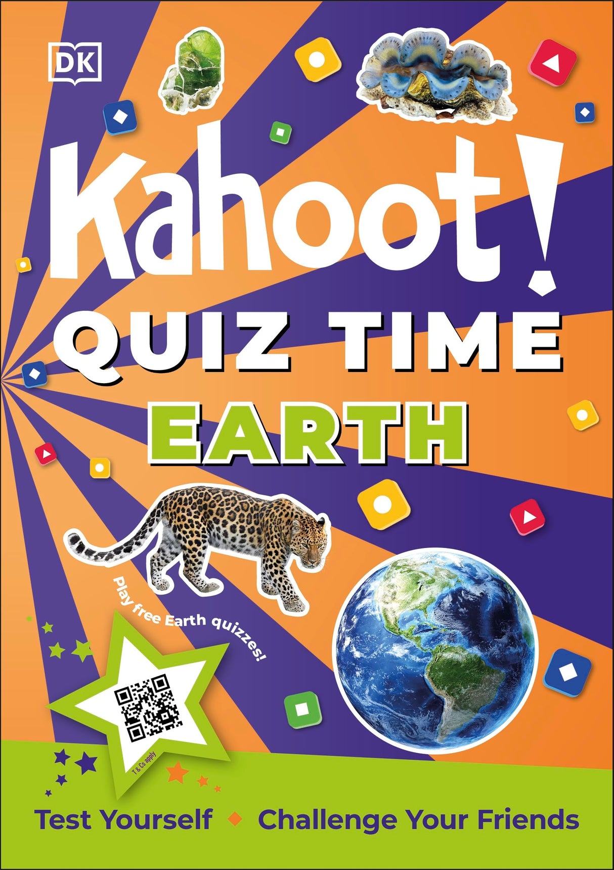 Kahoot! Quiz Time Earth: 250 Trivia Questions (with QR Codes Inside for 150 Interactive Bonus Questions) – Educational Kids Quiz Book