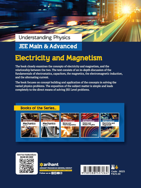 Understanding Physics JEE Main and Advanced Electricity and Magnetism 2023-24 - Retail Maharaj