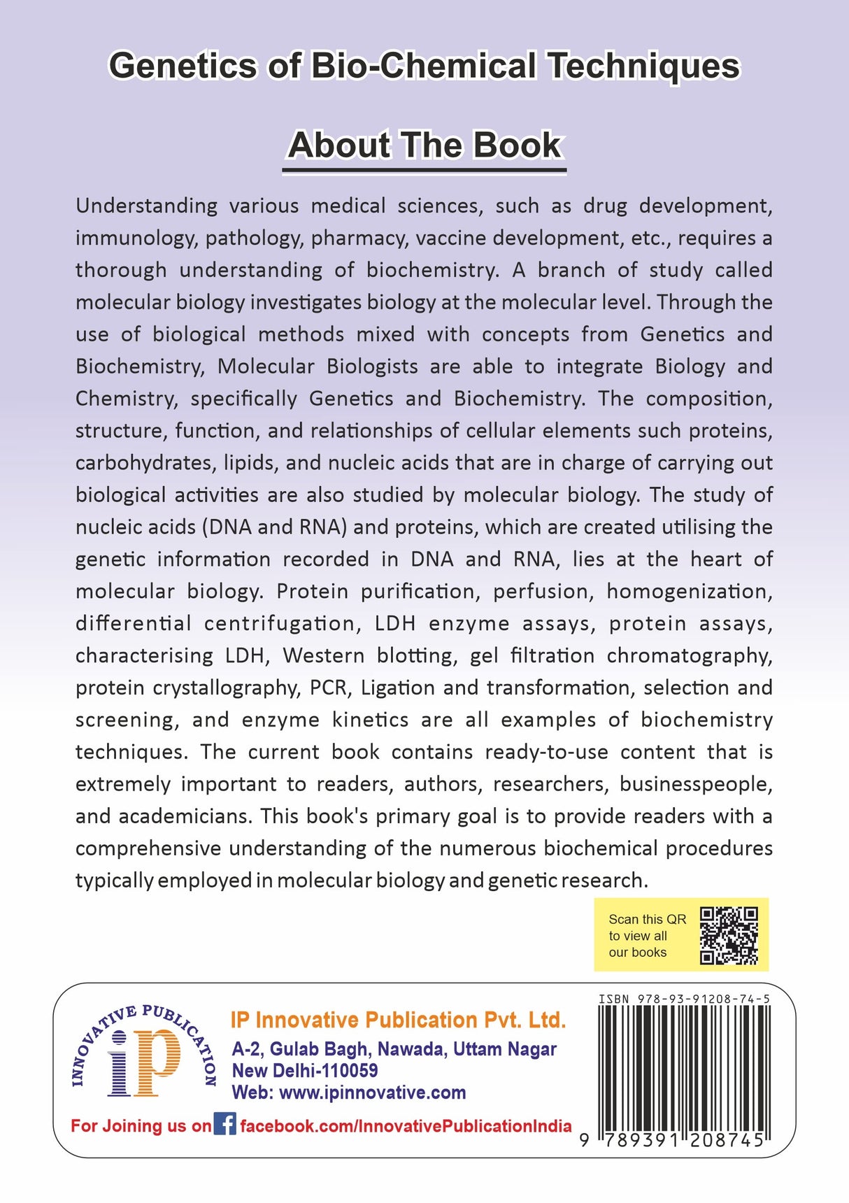 Genetics of Bio-Chemical Techniques