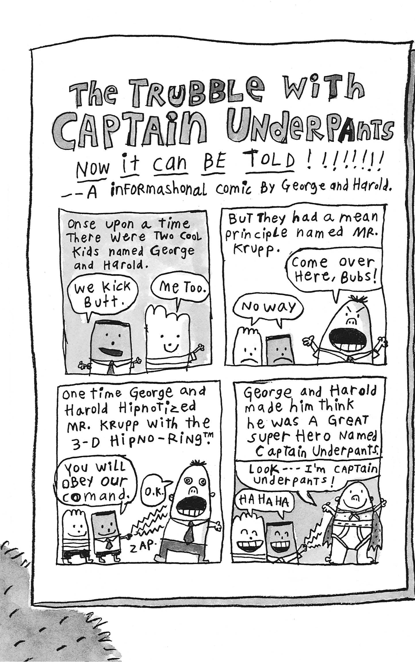 CAPTAIN UNDERPANTS AND THE FIFTH EPIC NOVEL