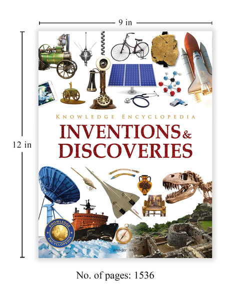 Knowledge Encyclopedia Boxed Set 8 Hardcover Books For Kids Age Group 10+ Total No. Of Pages 1536 192 Pages Per Book Of A4 Size Topics-World History Space Planet Earth Inventions & Discoveries - Retail Maharaj