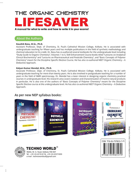 Organic Chemistry Lifesaver/Basu-Mondal - Retail Maharaj