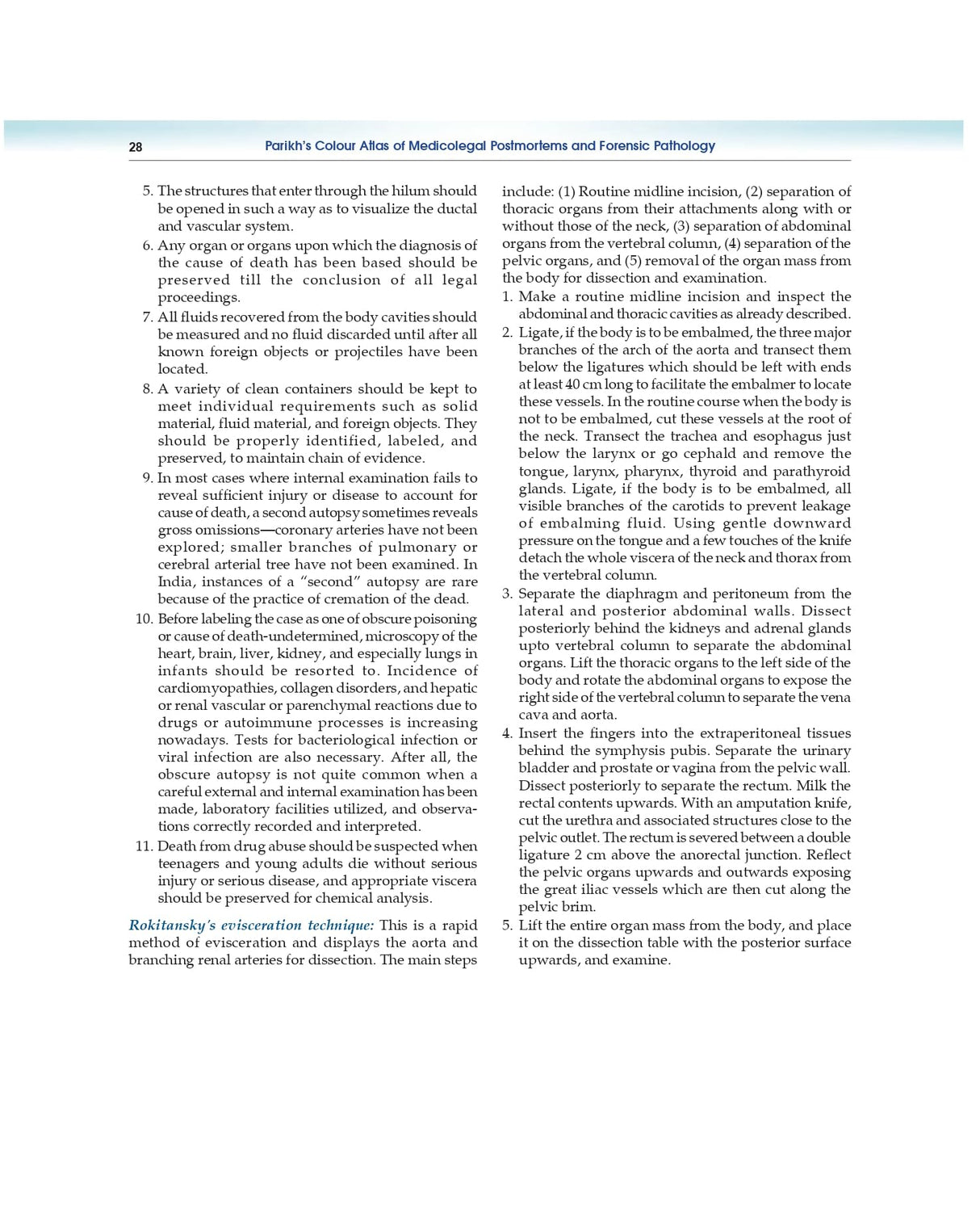 Parikh’s Colour Atlas of Medicolegal Postmortems and Forensic Pathology, 4/e Guidelines for Crime Investigation (HB 2025 )
