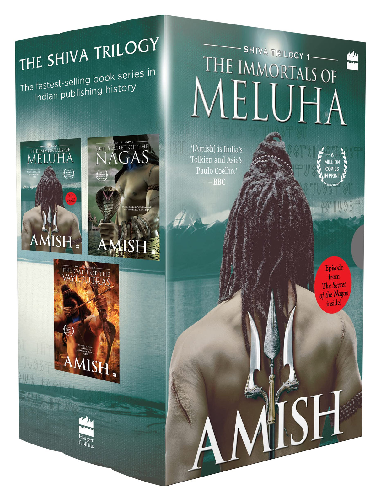 The Shiva Triology Boxset of 3 Books (Perfect Gift for this Festive Season) : The Immortals of Meluha, The Secret of The Nagas, The Oath of The Vayuputras) - Retail Maharaj