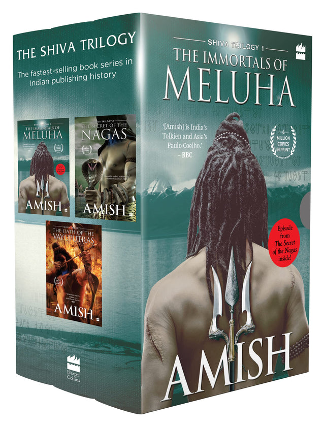 The Shiva Triology Boxset of 3 Books (Perfect Gift for this Festive Season) : The Immortals of Meluha, The Secret of The Nagas, The Oath of The Vayuputras) - Retail Maharaj