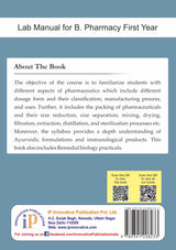 Lab Manual for B. Pharmacy First Year