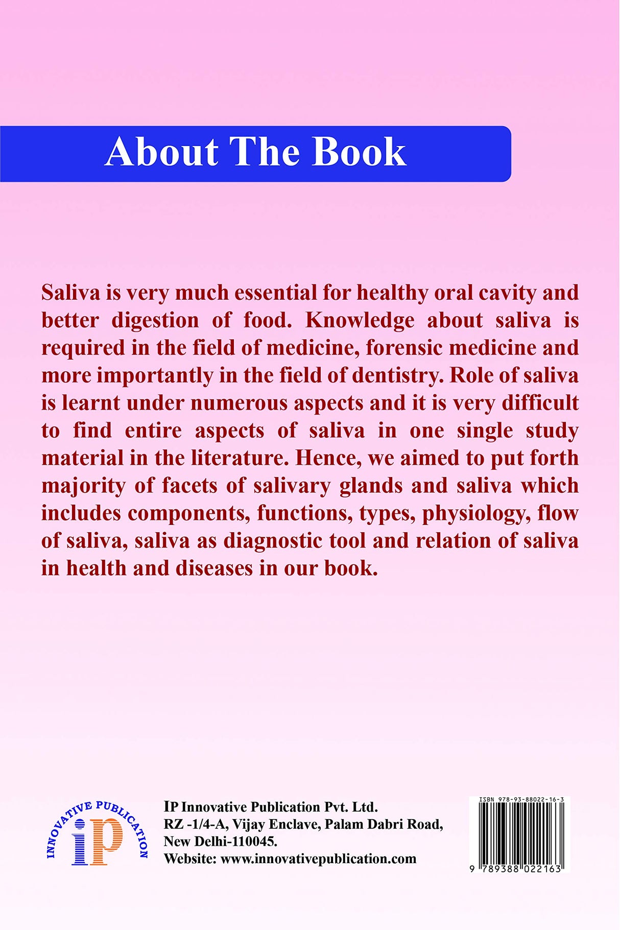 SALIVA : A VERSATILE FLUID