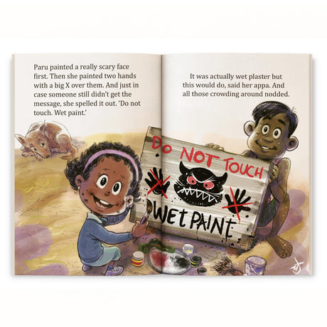 Wet Paint (Hook Books): A Fun Story of a Village in Tamil Nadu | Ages 5+ - Retail Maharaj