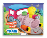 Pop-up Transport - Train - Gorgeously Illustrated Pop-up Book For Children - Learn About The World Of Trains and What All They Do - Retail Maharaj
