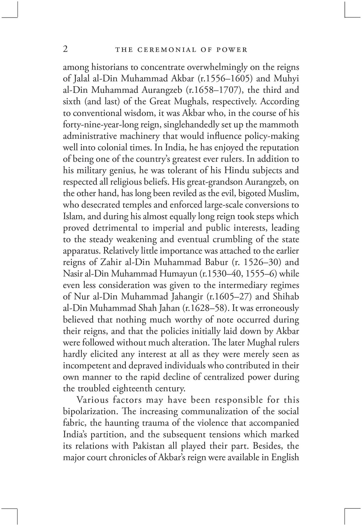 Primus Books-The Ceremonial of Power: The Mughal Empire under Shah Jahan