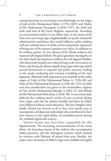 Primus Books-The Ceremonial of Power: The Mughal Empire under Shah Jahan - Retail Maharaj