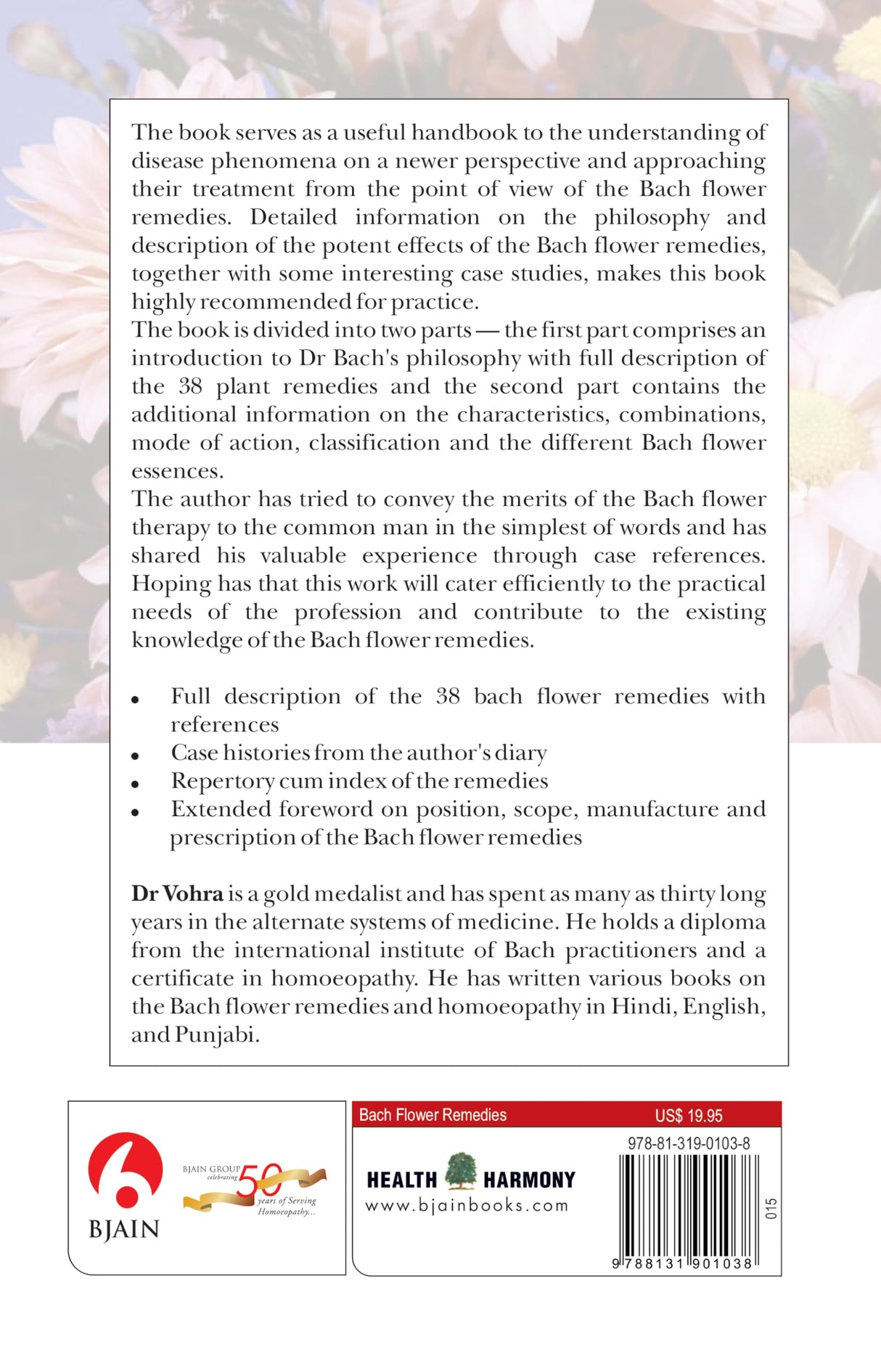 Bach Flower Remedies: A Comprehensive Study – Part 1 & 2 Second Edition - Retail Maharaj