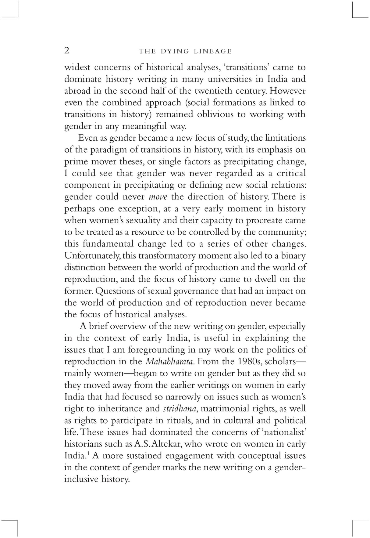 Primus Books - The Dying Lineage: The Crisis of Political Power in the Mahabharata