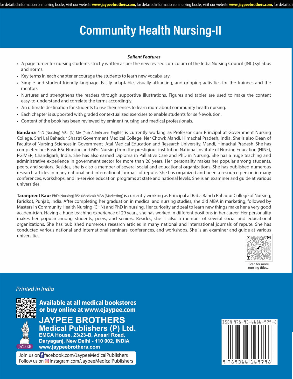 COMMUNITY HEALTH NURSING-II