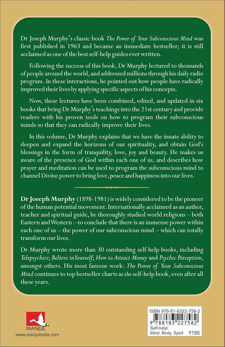 Maximize Your Potential Through the Power of Your Subconscious Mind for a More Spiritual Life [English] - Retail Maharaj