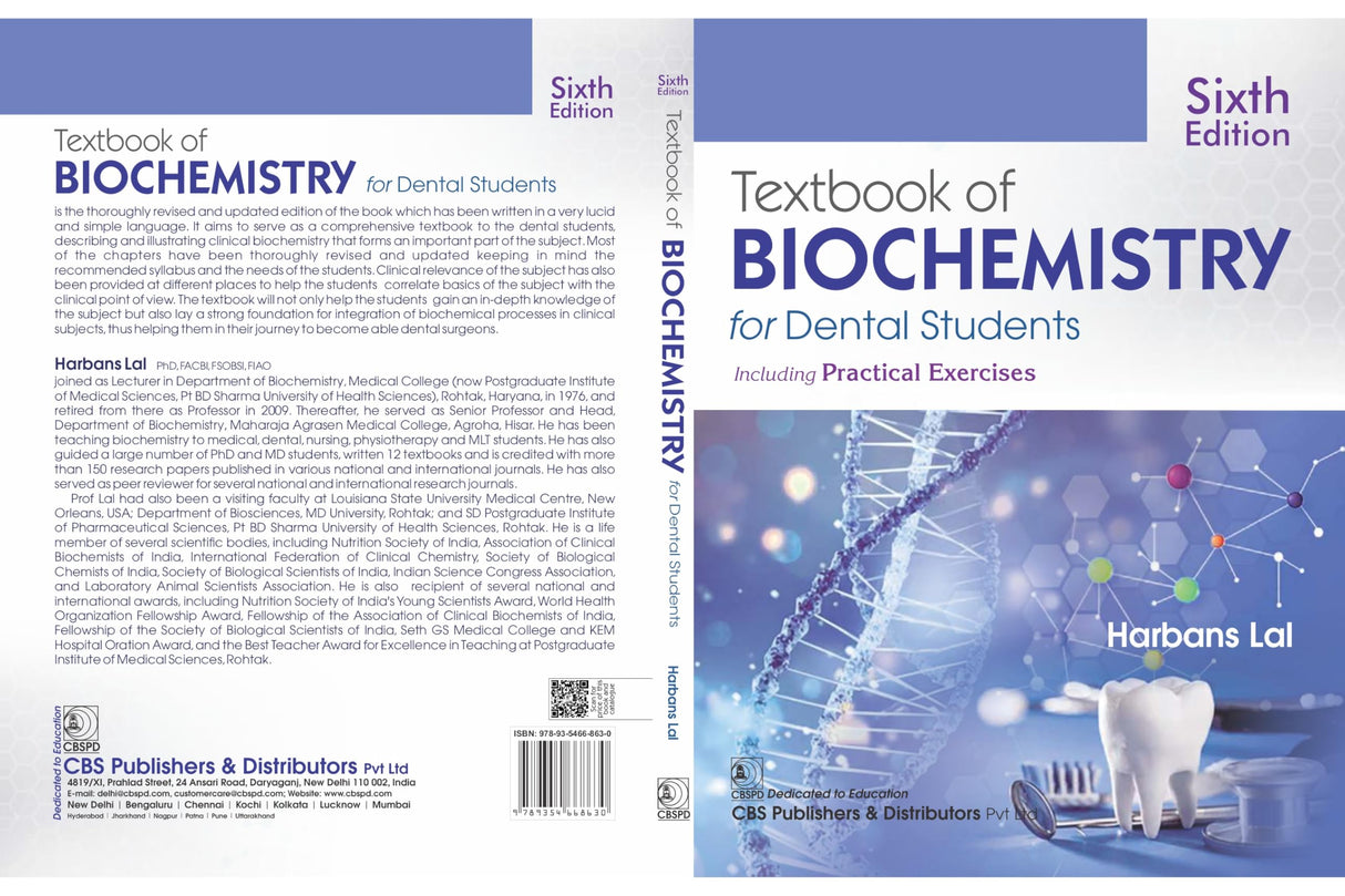 Textbook of Biochemistry for Dental Students including Practical Exercises 6/e